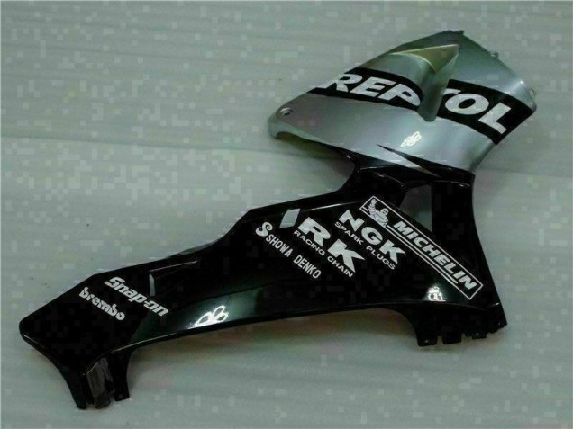 Schwarz Silber Repsol Honda CBR 600 RR 2005-2006 Motorrad Verkleidungen Schwarz Silber Repsol Honda CBR 600 RR 2005-2006 Motorrad Verkleidungen