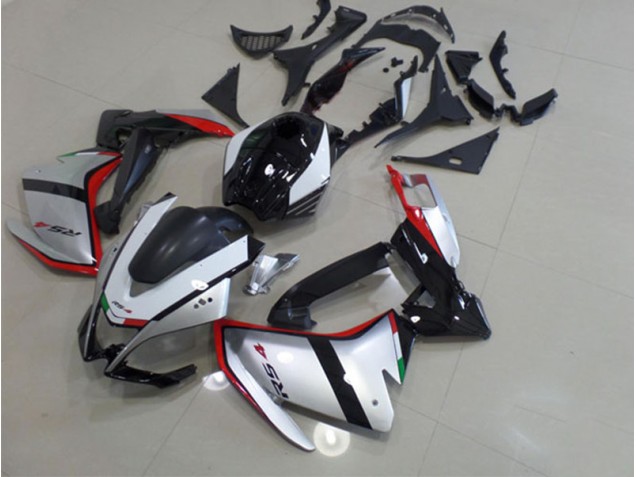 Schwarz Silber Rot Aprilia RS4 50 125 2011-2018 Motorrad Verkleidungen Schwarz Silber Rot Aprilia RS4 50 125 2011-2018 Motorrad Verkleidungen