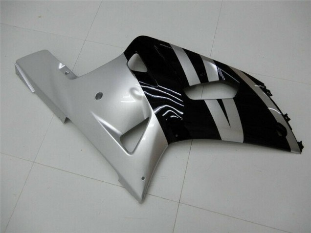 Schwarz Silber Suzuki GSXR 600 / 750 K1 K2 K3 2001-2003 Motorrad Verkleidungen Schwarz Silber Suzuki GSXR 600 / 750 K1 K2 K3 2001-2003 Motorrad Verkleidungen