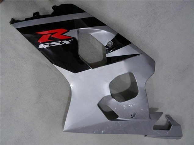 Schwarz Silber Suzuki GSXR 600 / 750 K4 2004-2005 Motorrad Verkleidungen Schwarz Silber Suzuki GSXR 600 / 750 K4 2004-2005 Motorrad Verkleidungen
