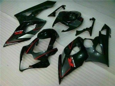 Schwarz Suzuki GSXR 1000 K5 2005-2006 Motorrad Vollverkleidung