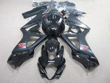 Schwarz Suzuki GSXR 1000 K7 2007-2008 Motorrad Verkleidung