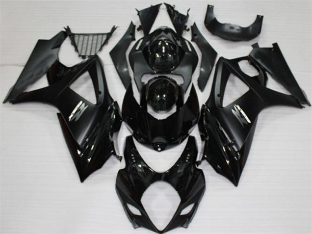 Schwarz Suzuki GSXR 1000 K7 2007-2008 Motorrad Verkleidungen Komplett Sets Schwarz Suzuki GSXR 1000 K7 2007-2008 Motorrad Verkleidungen Komplett Sets