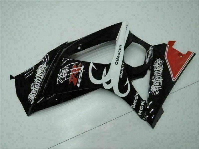 Schwarz Suzuki GSXR 1000 K7 2007-2008 Motorrad Verkleidungen Schwarz Suzuki GSXR 1000 K7 2007-2008 Motorrad Verkleidungen