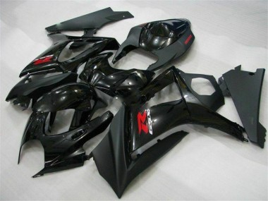Schwarz Suzuki GSXR 1000 K7 2007-2008 Motorrad Verkleidungen & Plastik