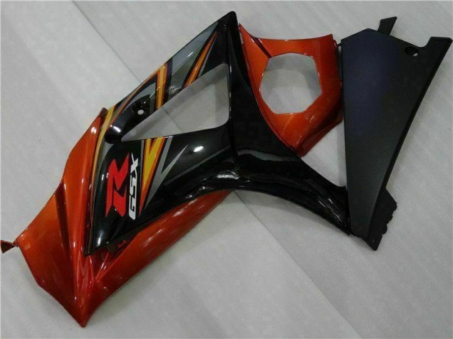 Schwarz Suzuki GSXR 1000 K7 2007-2008 Motorrad VollVerkleidungen & Plastik Schwarz Suzuki GSXR 1000 K7 2007-2008 Motorrad VollVerkleidungen & Plastik