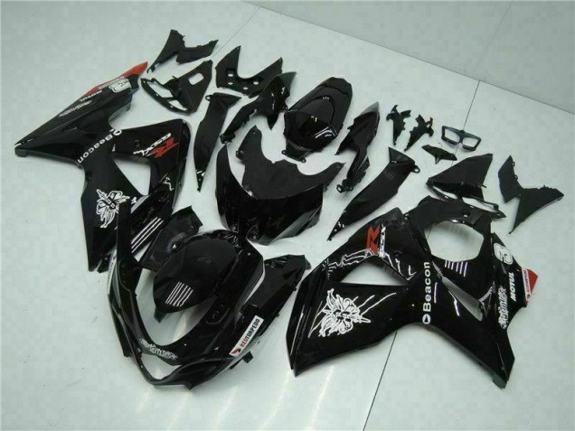 Schwarz Suzuki GSXR 1000 K9 2009-2016 Motorrad Verkleidungen & Plastik Schwarz Suzuki GSXR 1000 K9 2009-2016 Motorrad Verkleidungen & Plastik