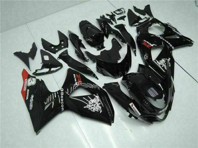 Schwarz Suzuki GSXR 1000 K9 2009-2016 Motorrad Verkleidungen & Plastik Schwarz Suzuki GSXR 1000 K9 2009-2016 Motorrad Verkleidungen & Plastik