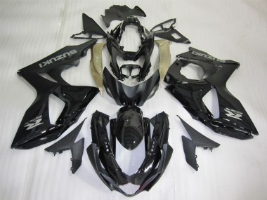 Schwarz Suzuki GSXR 1000 K9 2009-2016 Motorrad VollVerkleidungen & Plastik