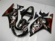 Schwarz Suzuki GSXR 600 / 750 K1 K2 K3 2001-2003 Motorrad Verkleidung Schwarz Suzuki GSXR 600 / 750 K1 K2 K3 2001-2003 Motorrad Verkleidung
