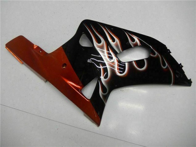 Schwarz Suzuki GSXR 600 / 750 K1 K2 K3 2001-2003 Motorrad Verkleidung Schwarz Suzuki GSXR 600 / 750 K1 K2 K3 2001-2003 Motorrad Verkleidung