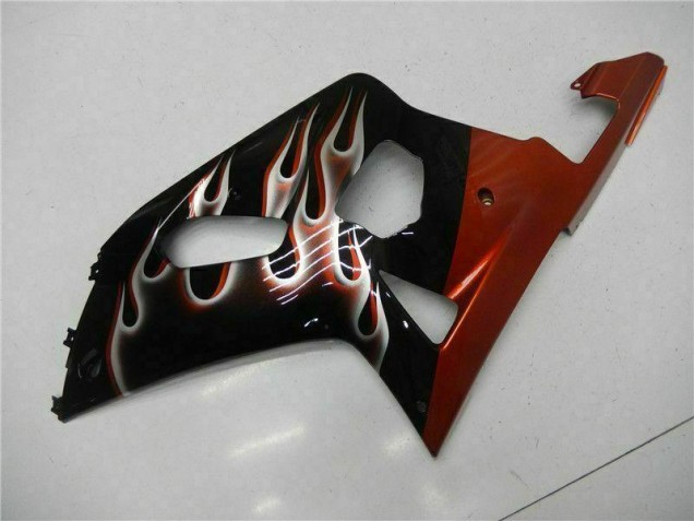 Schwarz Suzuki GSXR 600 / 750 K1 K2 K3 2001-2003 Motorrad Verkleidung Schwarz Suzuki GSXR 600 / 750 K1 K2 K3 2001-2003 Motorrad Verkleidung