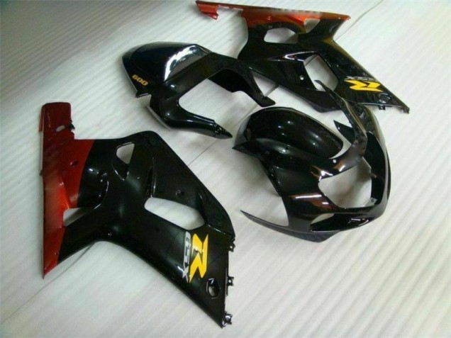 Schwarz Suzuki GSXR 600 / 750 K1 K2 K3 2001-2003 Motorrad Verkleidungen & Plastik Schwarz Suzuki GSXR 600 / 750 K1 K2 K3 2001-2003 Motorrad Verkleidungen & Plastik