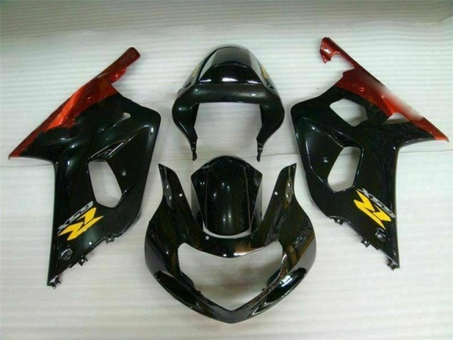 Schwarz Suzuki GSXR 600 / 750 K1 K2 K3 2001-2003 Motorrad Verkleidungen & Plastik Schwarz Suzuki GSXR 600 / 750 K1 K2 K3 2001-2003 Motorrad Verkleidungen & Plastik