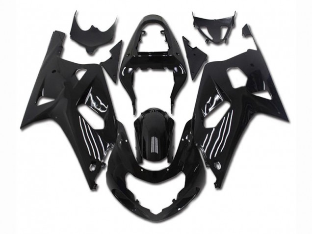 Schwarz Suzuki GSXR 600 / 750 K1 K2 K3 2001-2003 Motorrad VollVerkleidungen & Plastik Schwarz Suzuki GSXR 600 / 750 K1 K2 K3 2001-2003 Motorrad VollVerkleidungen & Plastik