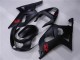 Schwarz Suzuki GSXR 600 / 750 K1 K2 K3 2001-2003 Motorrad Vollverkleidung Schwarz Suzuki GSXR 600 / 750 K1 K2 K3 2001-2003 Motorrad Vollverkleidung