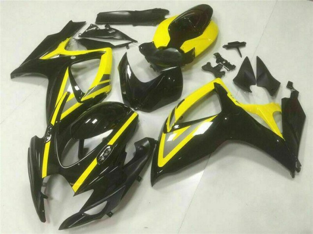 Schwarz Suzuki GSXR 600 / 750 K6 2006-2007 Motor Vollverkleidung Schwarz Suzuki GSXR 600 / 750 K6 2006-2007 Motor Vollverkleidung