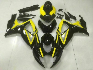 Schwarz Suzuki GSXR 600 / 750 K6 2006-2007 Motor Vollverkleidung