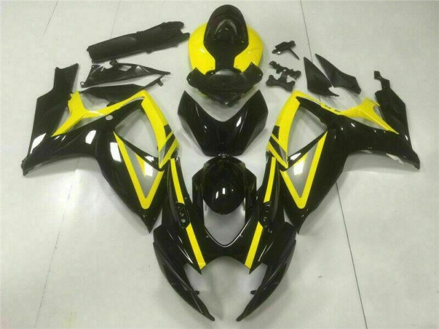 Schwarz Suzuki GSXR 600 / 750 K6 2006-2007 Motor Vollverkleidung Schwarz Suzuki GSXR 600 / 750 K6 2006-2007 Motor Vollverkleidung
