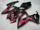 Schwarz Suzuki GSXR 600 / 750 K6 2006-2007 Motorrad Verkleidungen Schwarz Suzuki GSXR 600 / 750 K6 2006-2007 Motorrad Verkleidungen