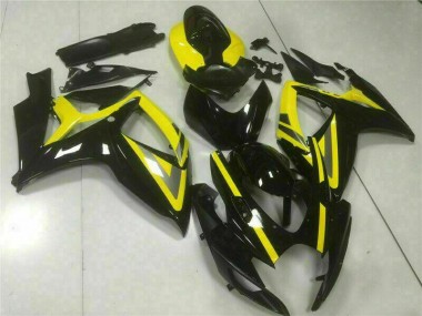 Schwarz Suzuki GSXR 600 / 750 K6 2006-2007 Motorrad Verkleidungen & Plastik