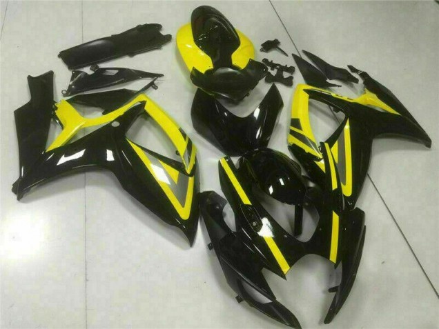 Schwarz Suzuki GSXR 600 / 750 K6 2006-2007 Motorrad Verkleidungen & Plastik Schwarz Suzuki GSXR 600 / 750 K6 2006-2007 Motorrad Verkleidungen & Plastik