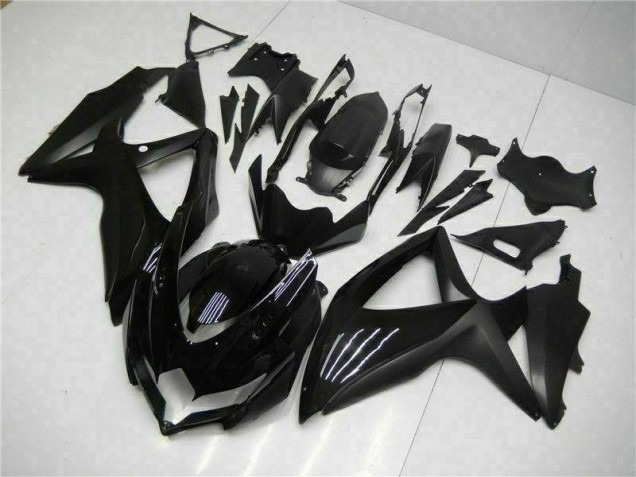 Schwarz Suzuki GSXR 600 / 750 K8 2008-2010 Motorrad Verkleidung Schwarz Suzuki GSXR 600 / 750 K8 2008-2010 Motorrad Verkleidung