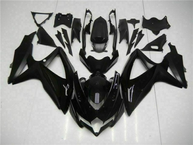 Schwarz Suzuki GSXR 600 / 750 K8 2008-2010 Motorrad Verkleidung Schwarz Suzuki GSXR 600 / 750 K8 2008-2010 Motorrad Verkleidung