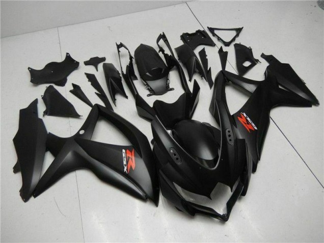 Schwarz Suzuki GSXR 600 / 750 K8 2008-2010 Motorrad Vollverkleidung Schwarz Suzuki GSXR 600 / 750 K8 2008-2010 Motorrad Vollverkleidung