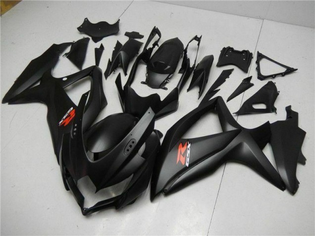 Schwarz Suzuki GSXR 600 / 750 K8 2008-2010 Motorrad Vollverkleidung Schwarz Suzuki GSXR 600 / 750 K8 2008-2010 Motorrad Vollverkleidung