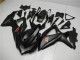 Schwarz Suzuki GSXR 600 / 750 K8 2008-2010 Motorrad Vollverkleidung Schwarz Suzuki GSXR 600 / 750 K8 2008-2010 Motorrad Vollverkleidung