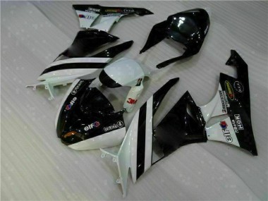Schwarz Weiß 3M Touch4 Kawasaki ZX6R 2009-2012 Motorrad Verkleidung