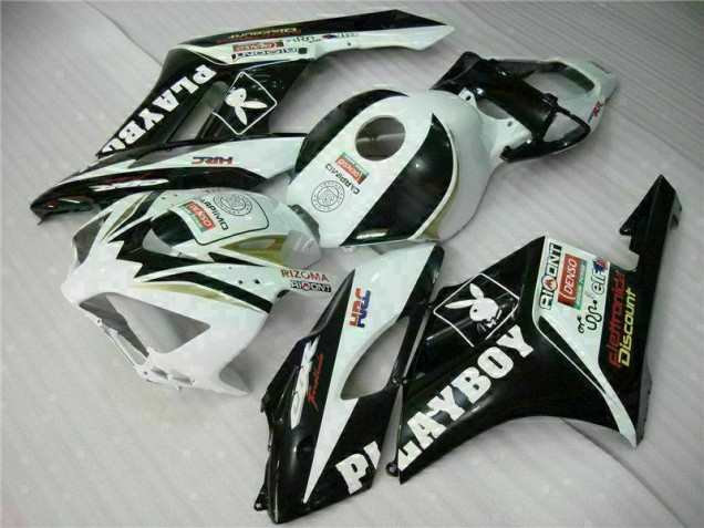 Schwarz Weiß Honda CBR 1000 RR 2004-2005 Motorrad Verkleidungen Schwarz Weiß Honda CBR 1000 RR 2004-2005 Motorrad Verkleidungen