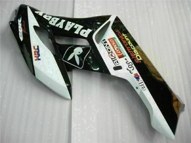 Schwarz Weiß Honda CBR 1000 RR 2004-2005 Motorrad Verkleidungen Schwarz Weiß Honda CBR 1000 RR 2004-2005 Motorrad Verkleidungen
