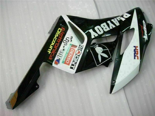 Schwarz Weiß Honda CBR 1000 RR 2004-2005 Motorrad Verkleidungen Schwarz Weiß Honda CBR 1000 RR 2004-2005 Motorrad Verkleidungen