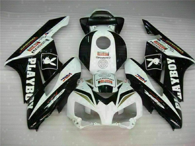 Schwarz Weiß Honda CBR 1000 RR 2004-2005 Motorrad Verkleidungen Schwarz Weiß Honda CBR 1000 RR 2004-2005 Motorrad Verkleidungen