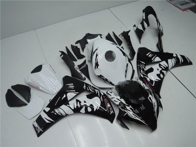 Schwarz Weiß Honda CBR 1000 RR 2008-2011 Motorrad Verkleidungen Schwarz Weiß Honda CBR 1000 RR 2008-2011 Motorrad Verkleidungen