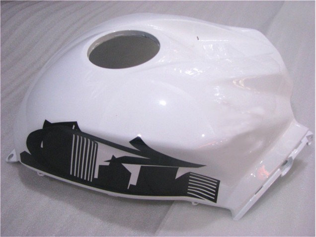 Schwarz Weiß Honda CBR 600 RR 2007-2008 Motorrad Verkleidung Schwarz Weiß Honda CBR 600 RR 2007-2008 Motorrad Verkleidung
