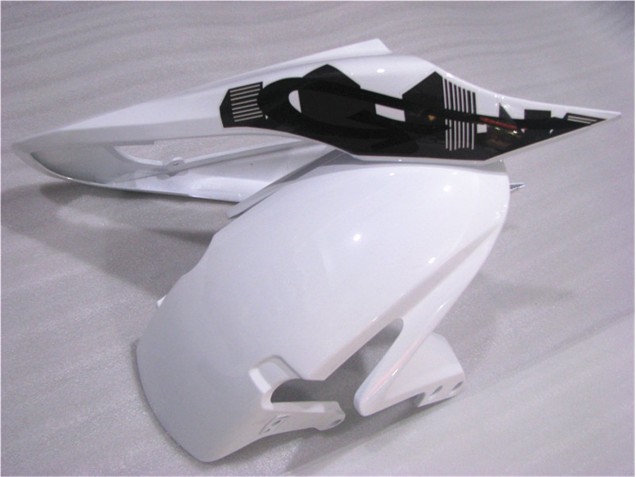 Schwarz Weiß Honda CBR 600 RR 2007-2008 Motorrad Verkleidung Schwarz Weiß Honda CBR 600 RR 2007-2008 Motorrad Verkleidung