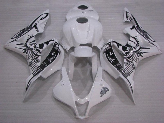Schwarz Weiß Honda CBR 600 RR 2007-2008 Motorrad Verkleidung Schwarz Weiß Honda CBR 600 RR 2007-2008 Motorrad Verkleidung