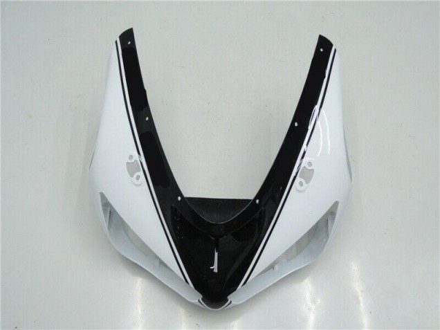 Schwarz Weiß Kawasaki ZX6R 2005-2006 Motorrad Verkleidungen