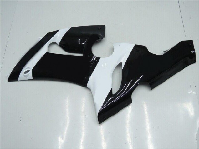 Schwarz Weiß Kawasaki ZX6R 2005-2006 Motorrad Verkleidungen