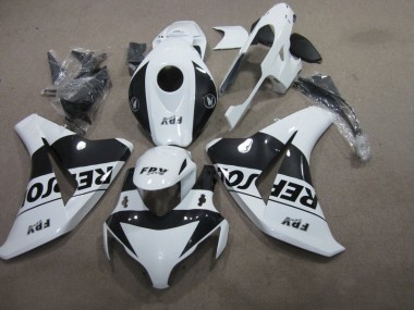 Schwarz Weiß Repsol Honda CBR 1000 RR 2008-2011 Motorrad Verkleidungen