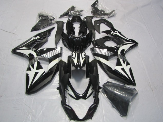 Schwarz Weiß Suzuki GSXR 1000 K9 2009-2016 Motorrad Verkleidungen Schwarz Weiß Suzuki GSXR 1000 K9 2009-2016 Motorrad Verkleidungen