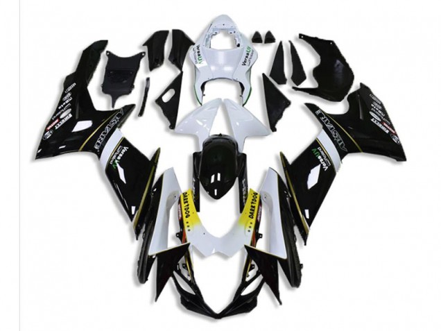 Schwarz Weiß Suzuki GSXR 600 / 750 K11 2011-2024 Motorrad Verkleidung