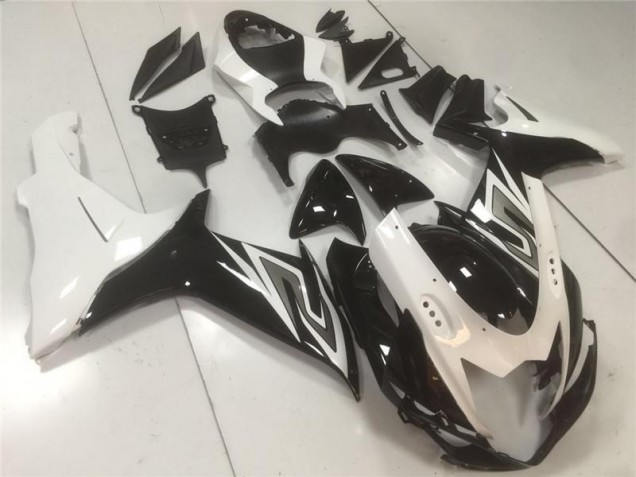 Schwarz Weiß Suzuki GSXR 600 / 750 K11 2011-2024 Motorrad Verkleidungen Schwarz Weiß Suzuki GSXR 600 / 750 K11 2011-2024 Motorrad Verkleidungen
