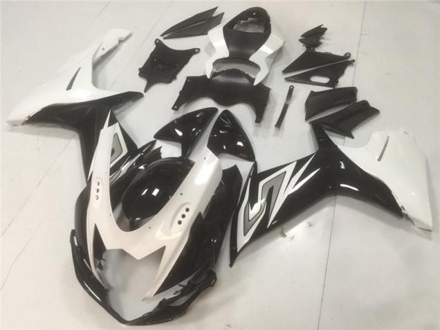 Schwarz Weiß Suzuki GSXR 600 / 750 K11 2011-2024 Motorrad Vollverkleidung Schwarz Weiß Suzuki GSXR 600 / 750 K11 2011-2024 Motorrad Vollverkleidung
