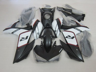Schwarz Weiß Yamaha R3 2015-2022 Motorrad Verkleidungen