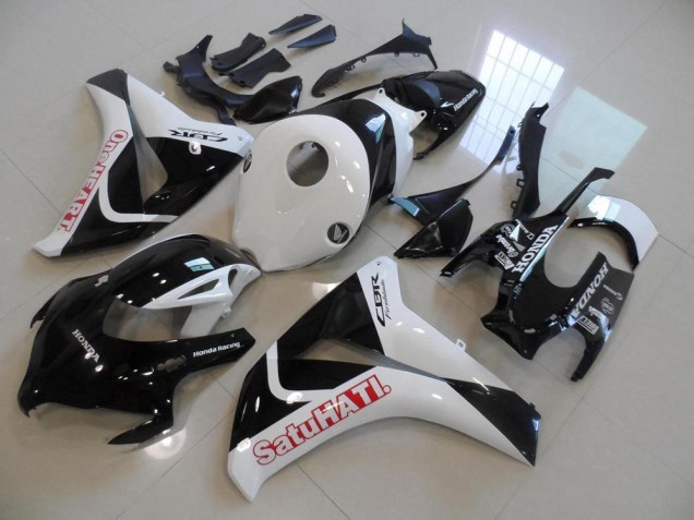 Schwarz Weißes Satuhati Honda CBR 1000 RR 2008-2011 Motorrad Verkleidungen Schwarz Weißes Satuhati Honda CBR 1000 RR 2008-2011 Motorrad Verkleidungen