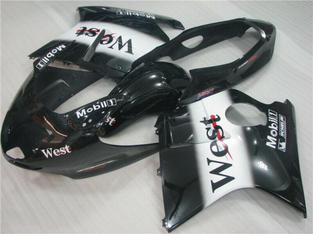Schwarz Weißes Westmuster Honda CBR 1100 XX 1996-2007 Motorrad Verkleidungen Schwarz Weißes Westmuster Honda CBR 1100 XX 1996-2007 Motorrad Verkleidungen